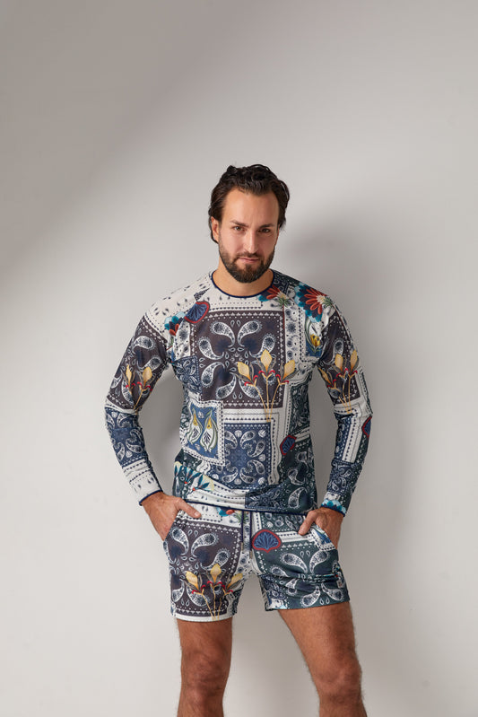 Лонгслів Odessa Patchwork 1