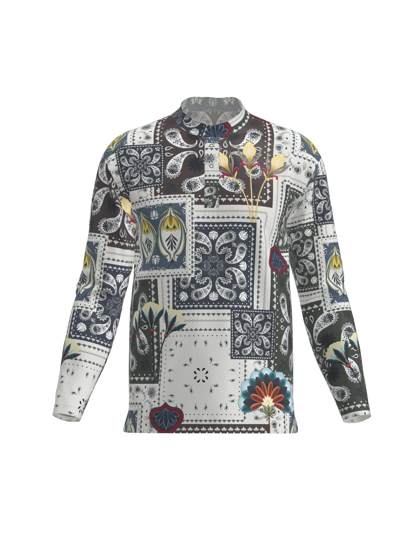 Сорочка Muscat Patchwork 11