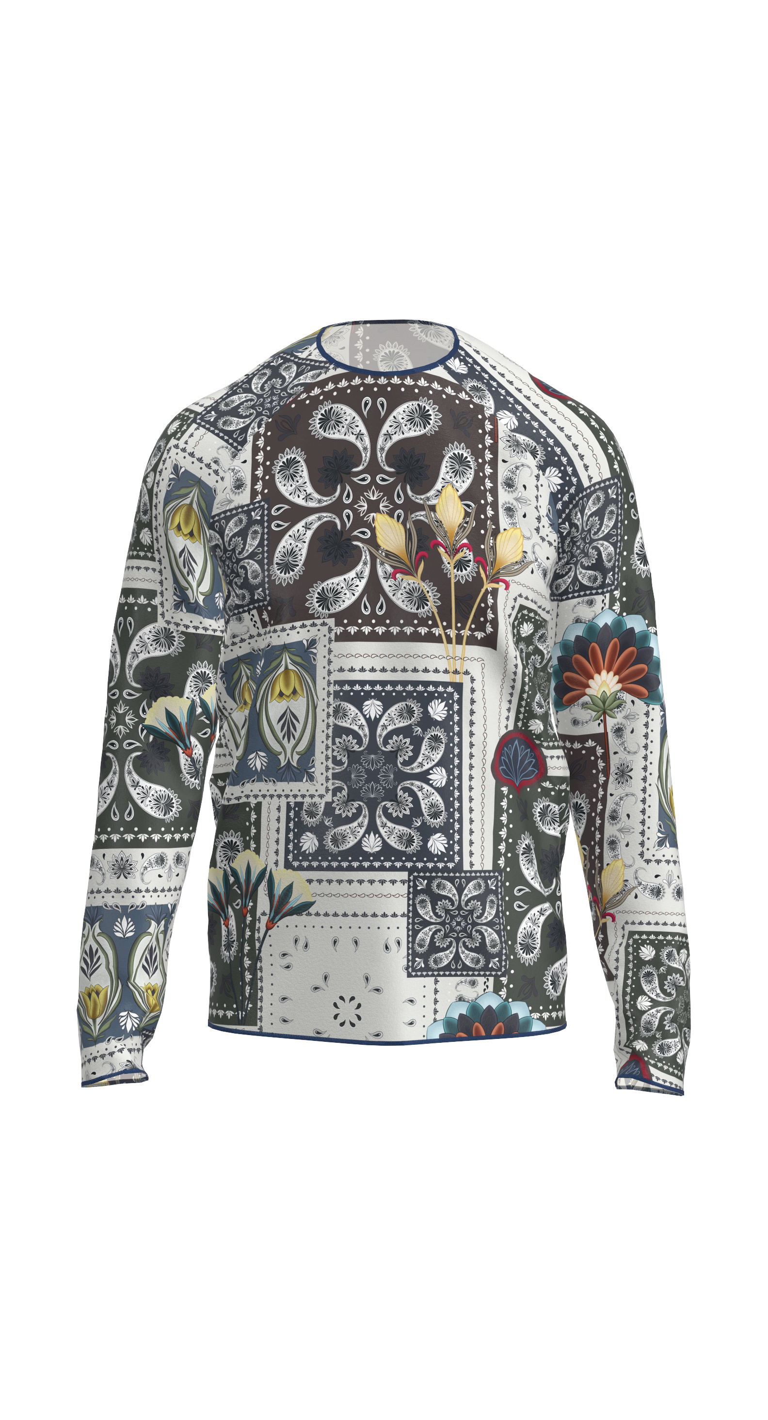 Лонгслів Odessa Patchwork 3