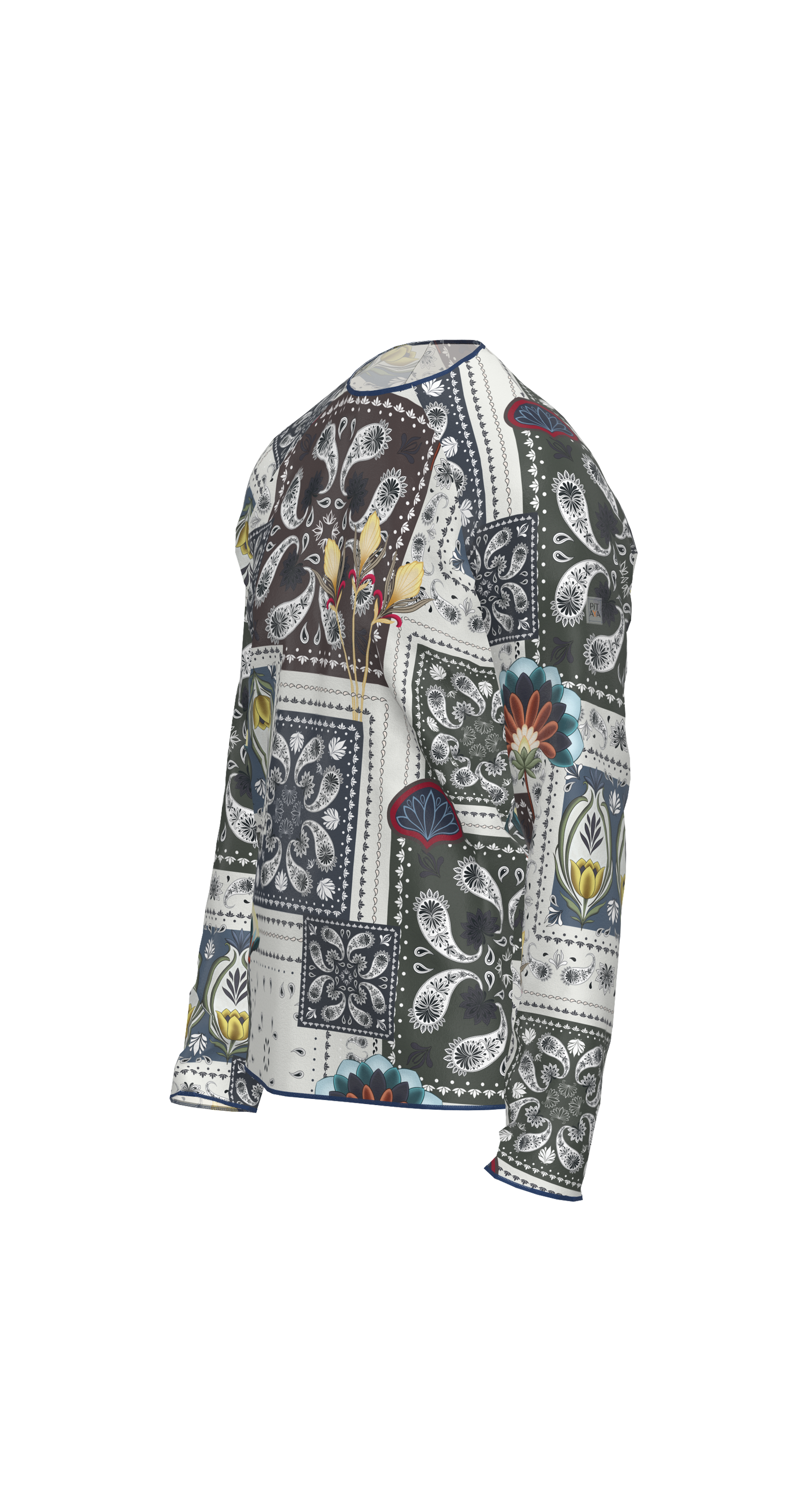 Лонгслів Odessa Patchwork 4