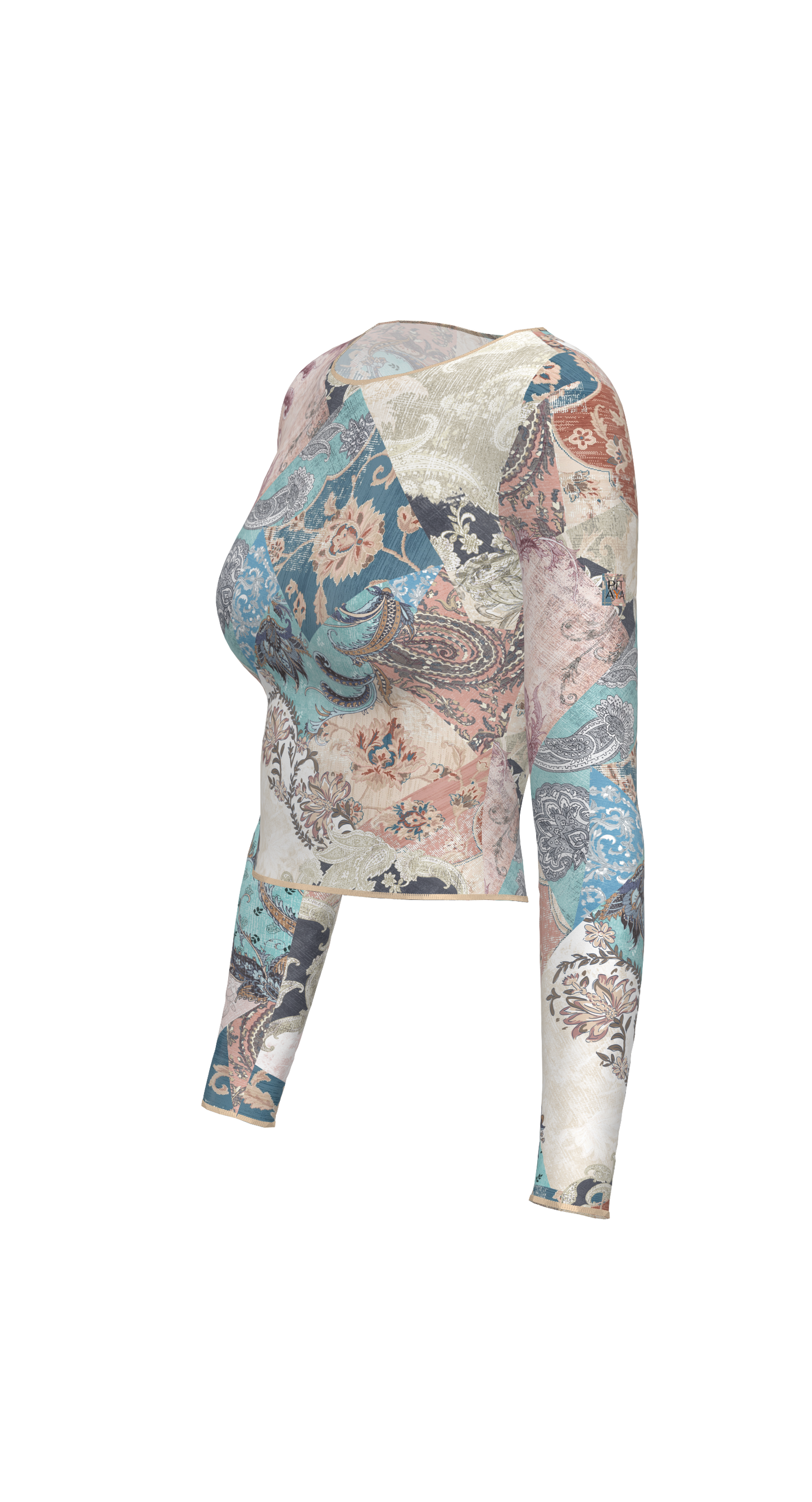 Лонгслів Oslo Patchwork 13