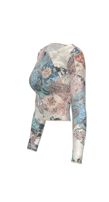 Лонгслів Oslo Patchwork 13