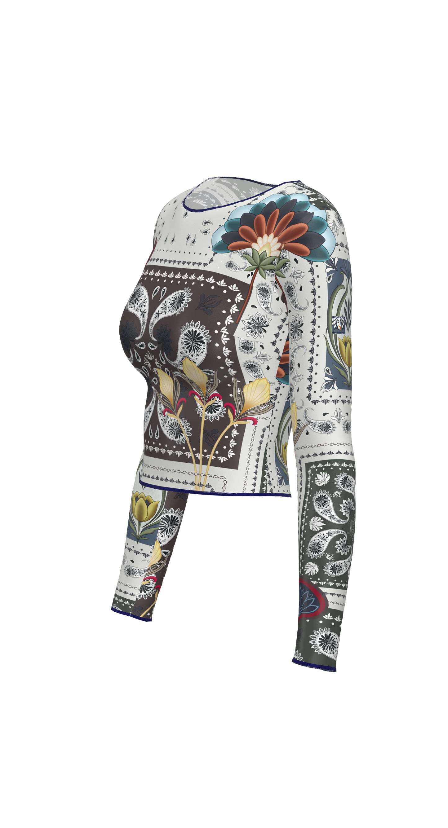 Лонгслів Oslo Patchwork 7