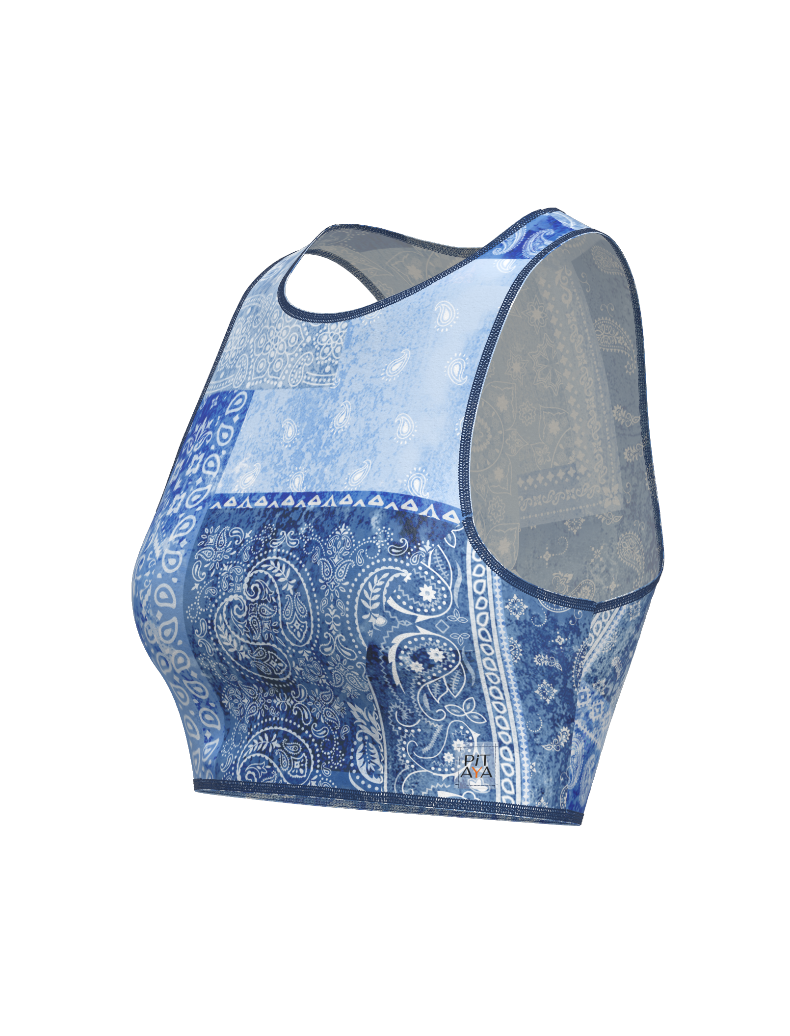 Atlantis Patchwork Top