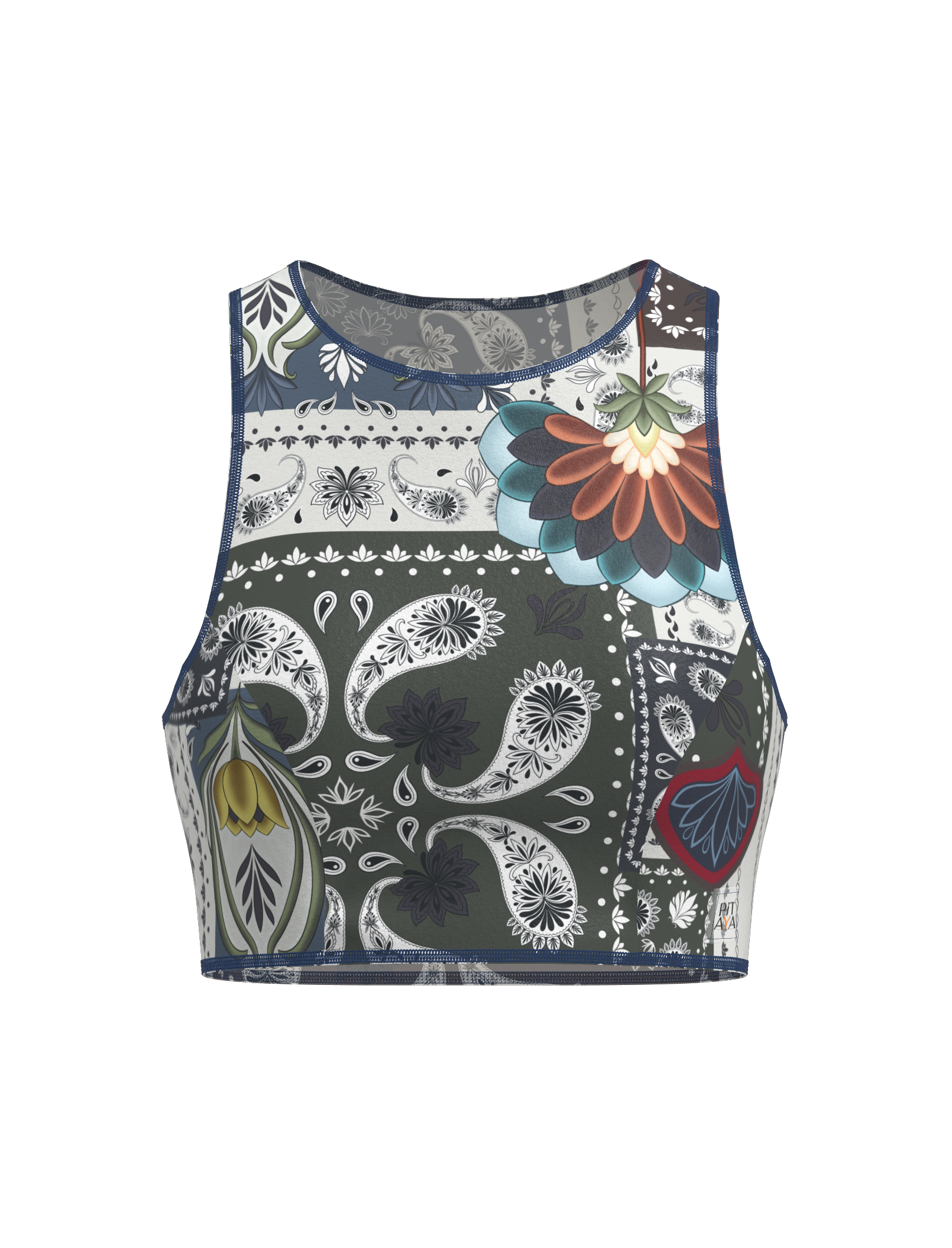 Atlantis Patchwork Top