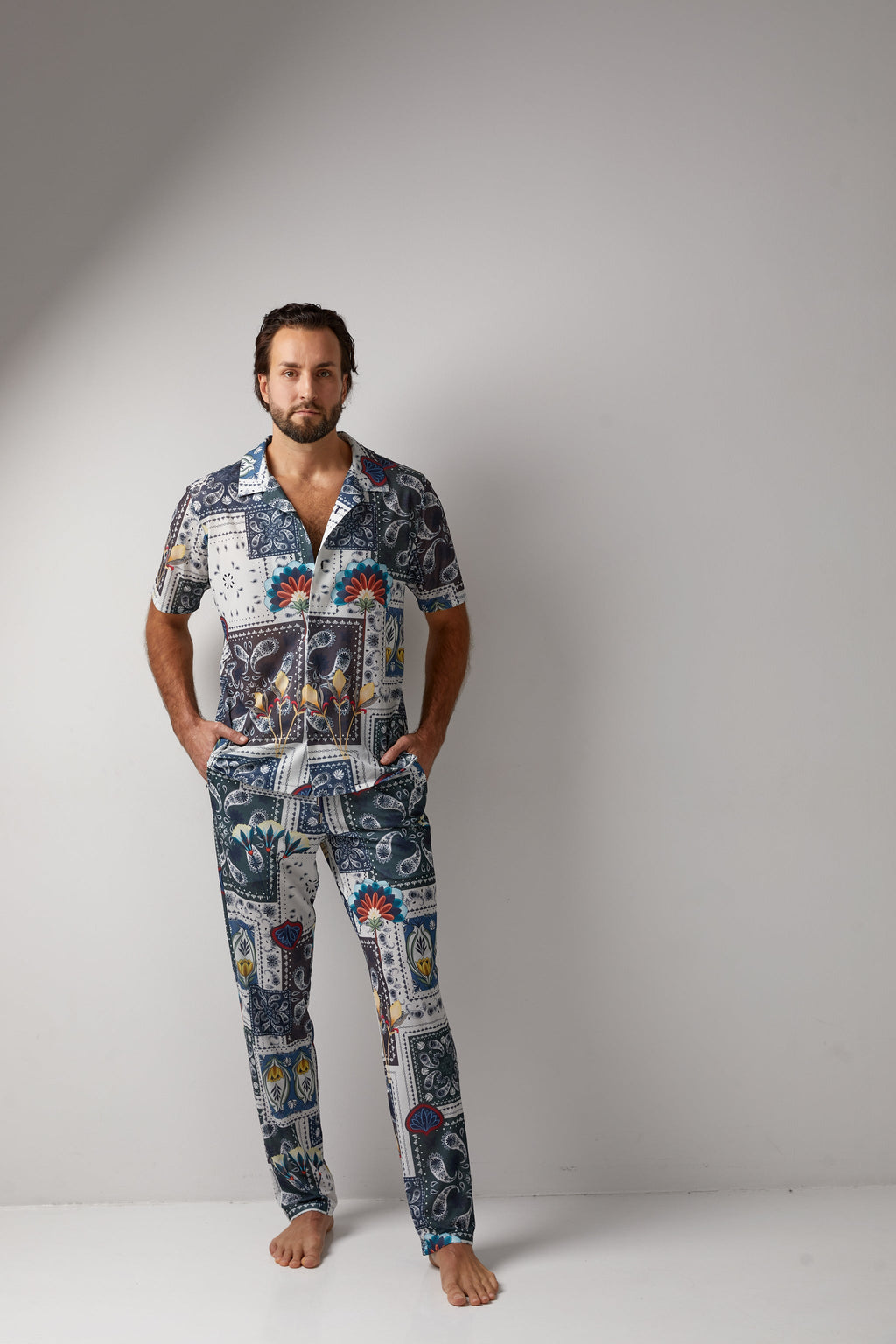 Barbados Patchwork Shirt