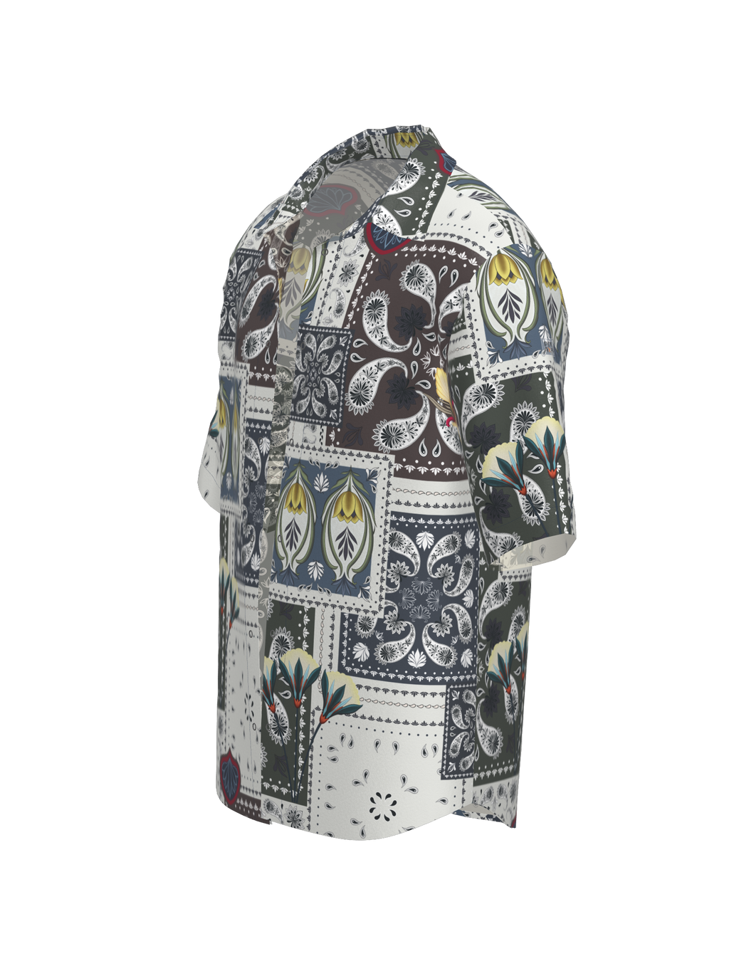 Barbados Patchwork Shirt