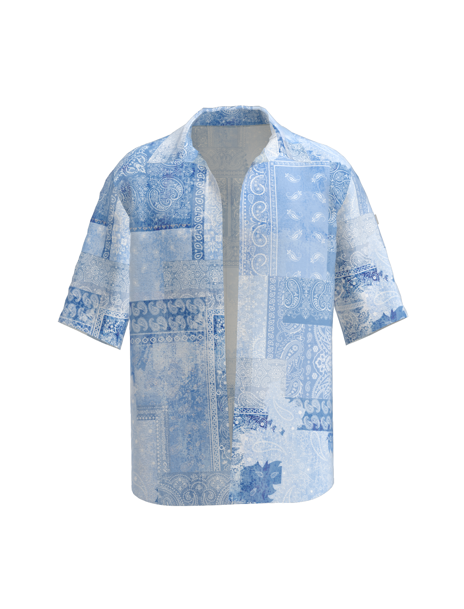 Barbados Patchwork Shirt