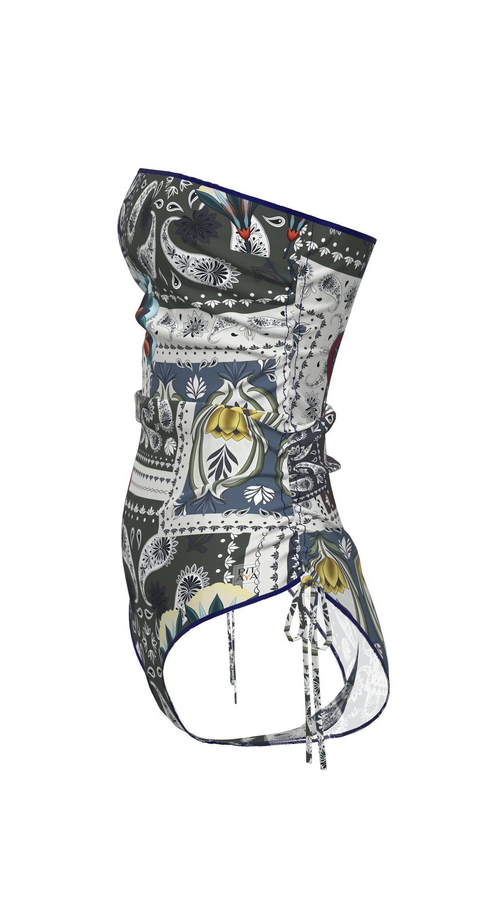 Carolina Patchwork Swimsuit