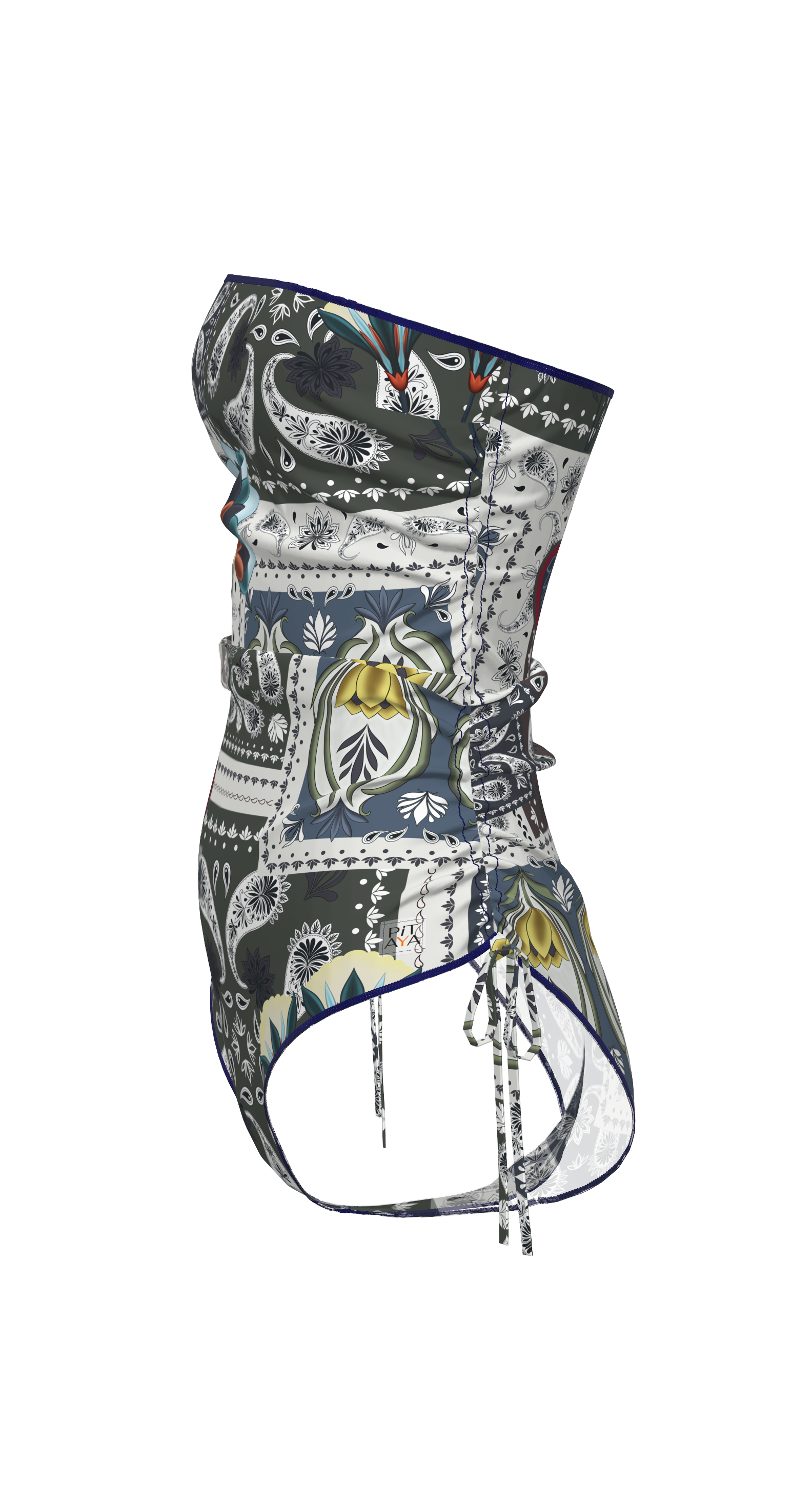 Carolina Patchwork Swimsuit