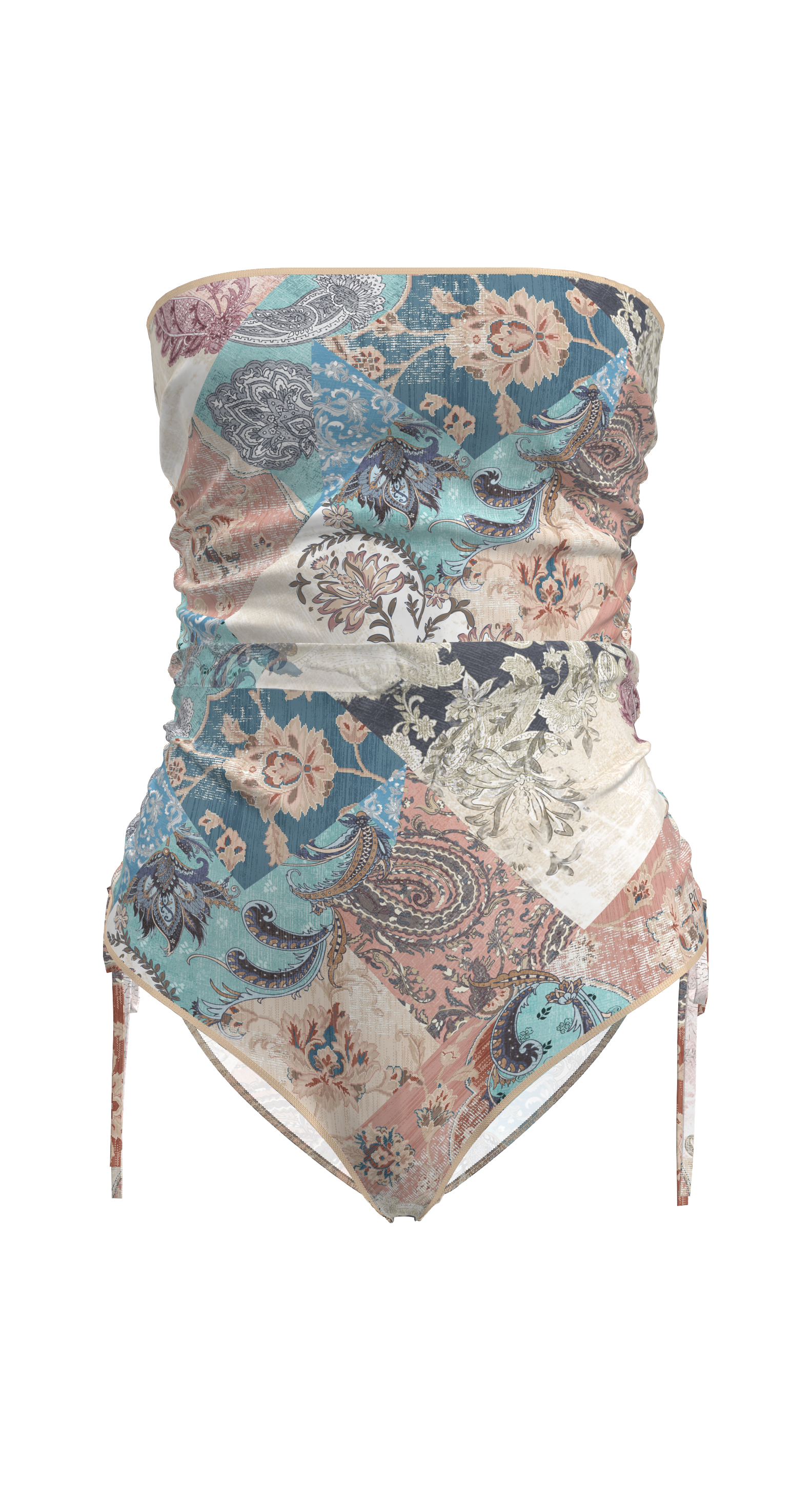 Carolina Patchwork Swimsuit