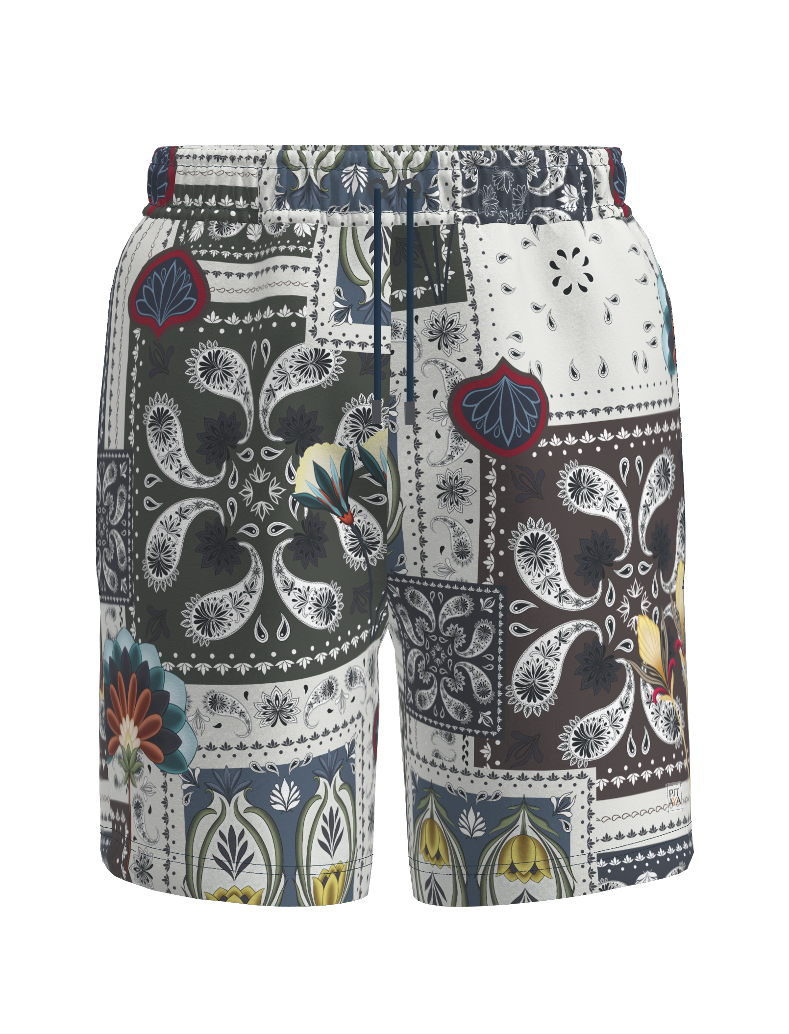 Corsica Patchwork Shorts