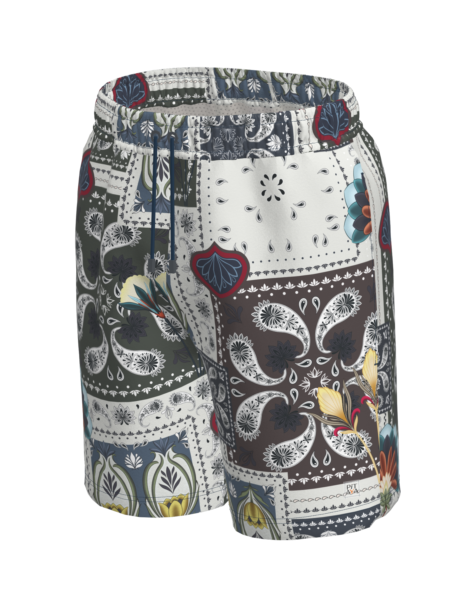Corsica Patchwork Shorts