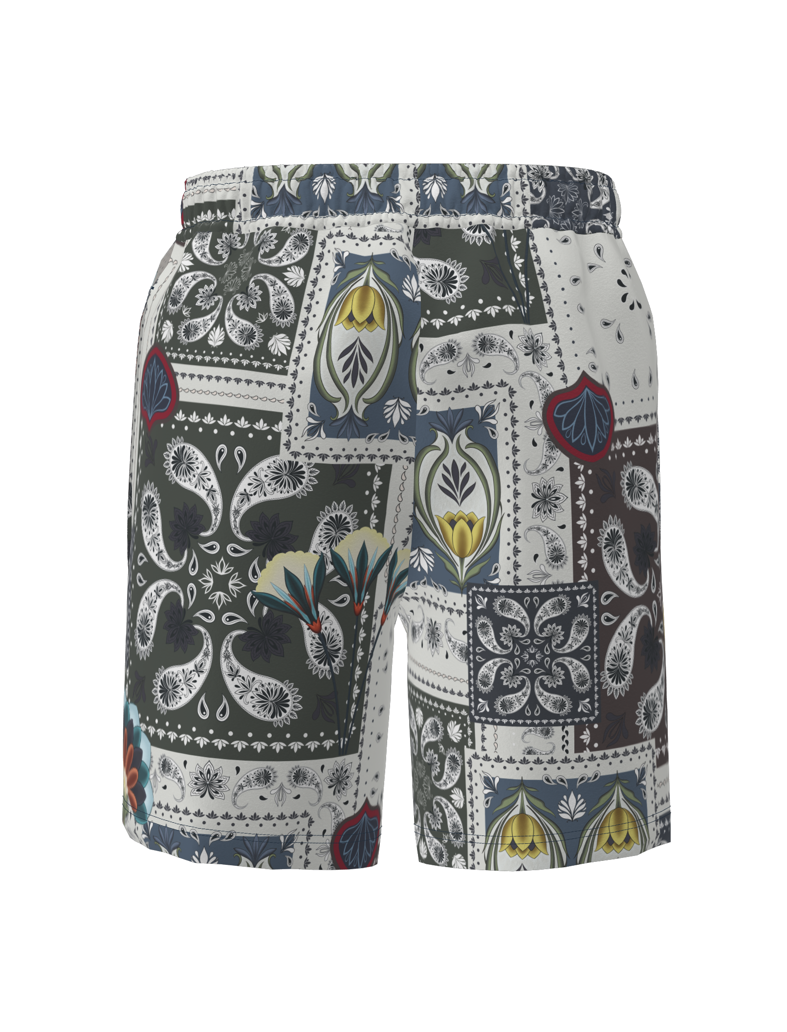 Corsica Patchwork Shorts