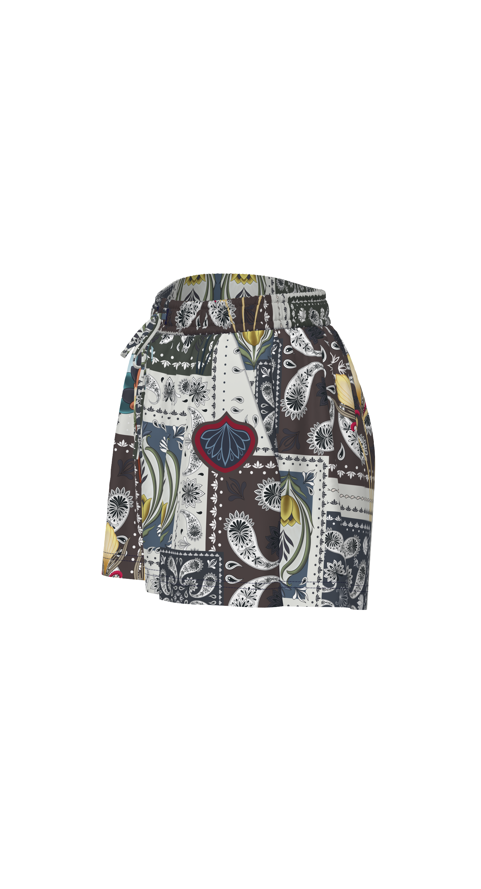 Havana Patchwork Shorts