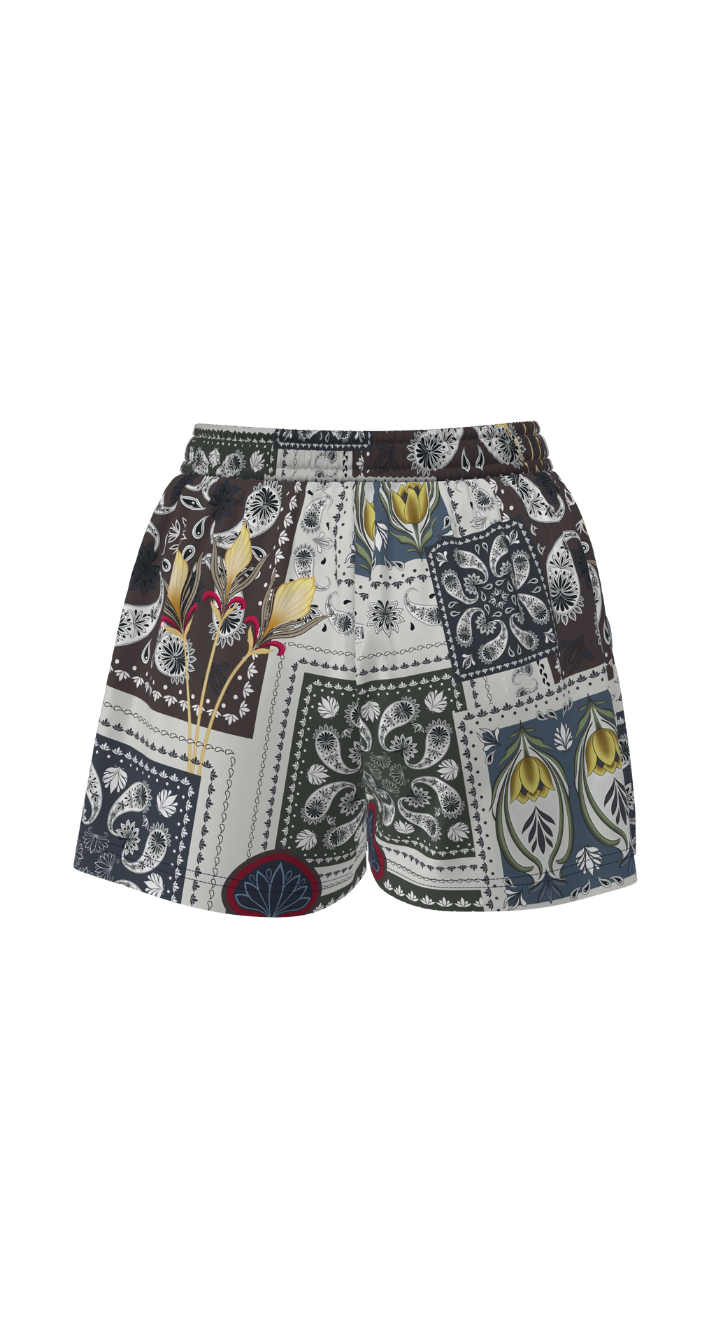 Havana Patchwork Shorts