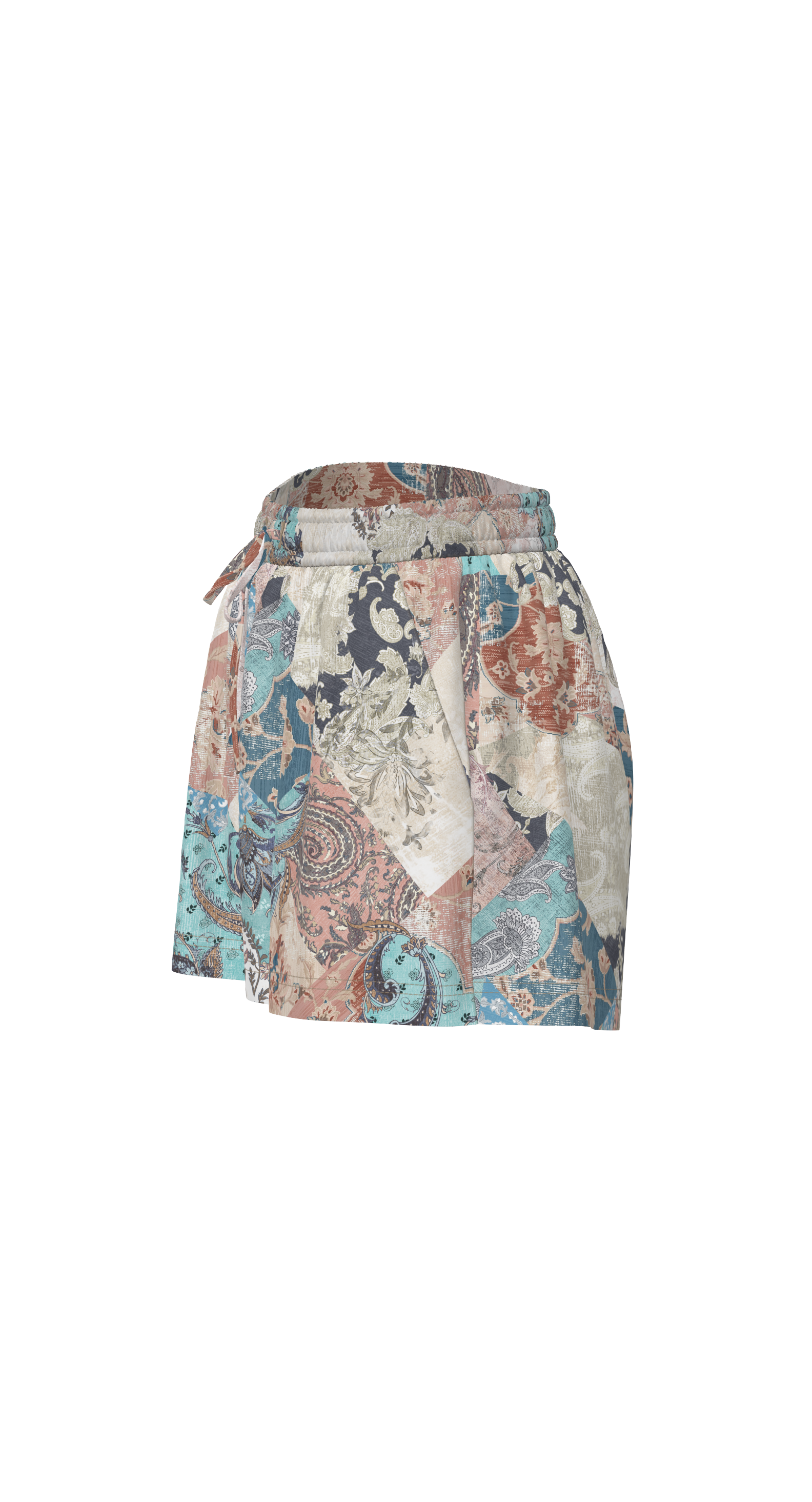 Havana Patchwork Shorts