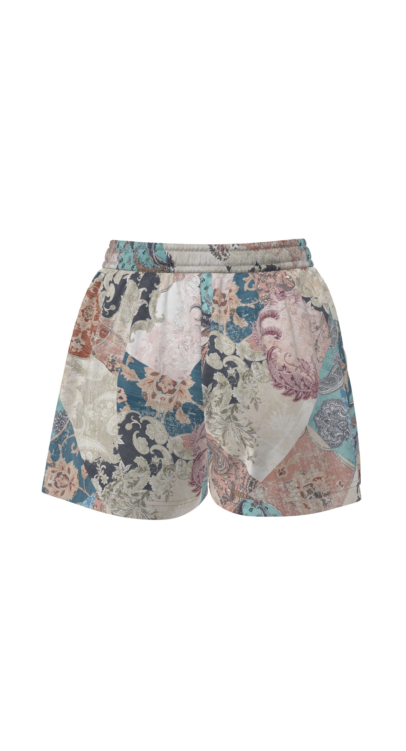 Havana Patchwork Shorts
