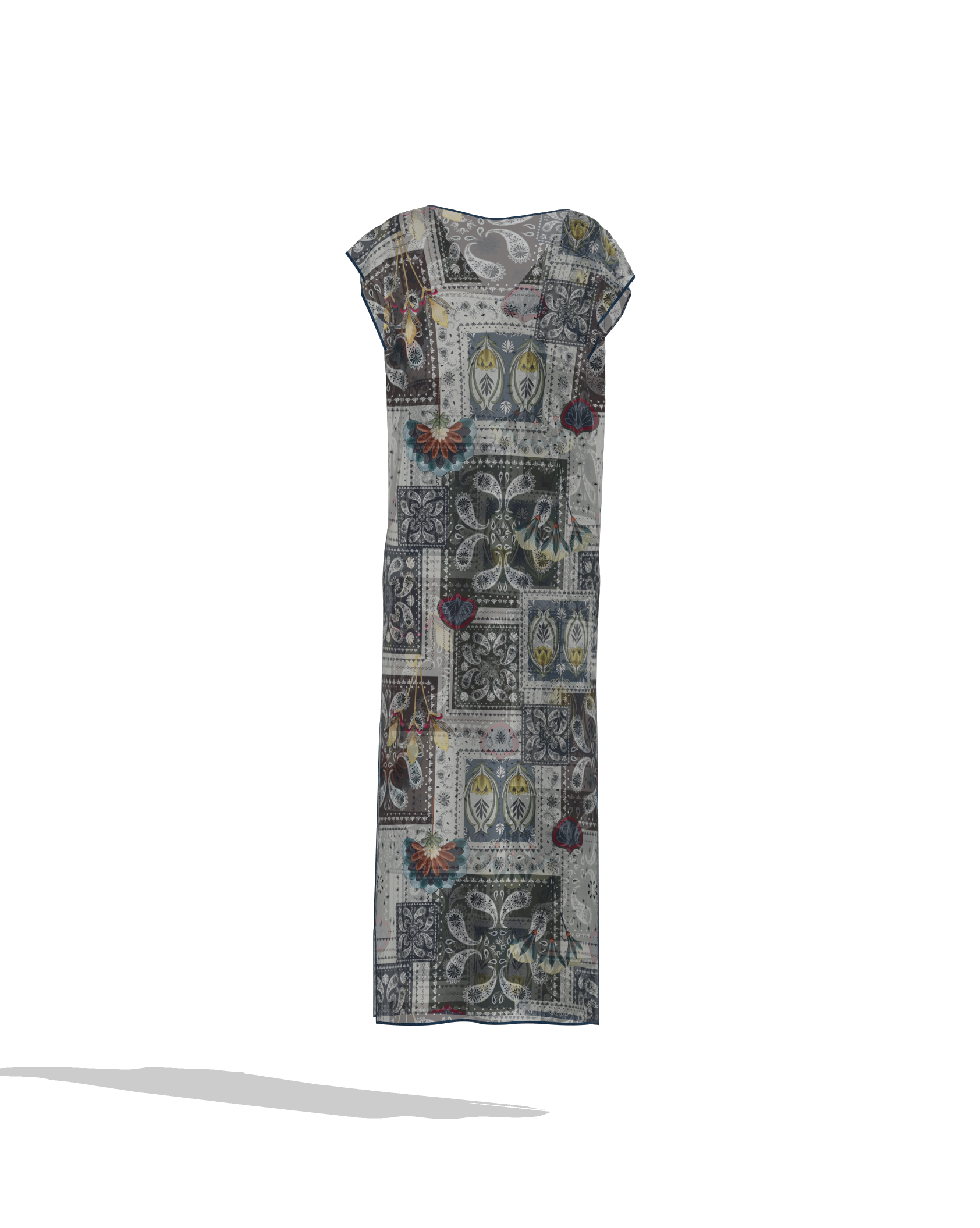 Malmo Patchwork Tunic dress