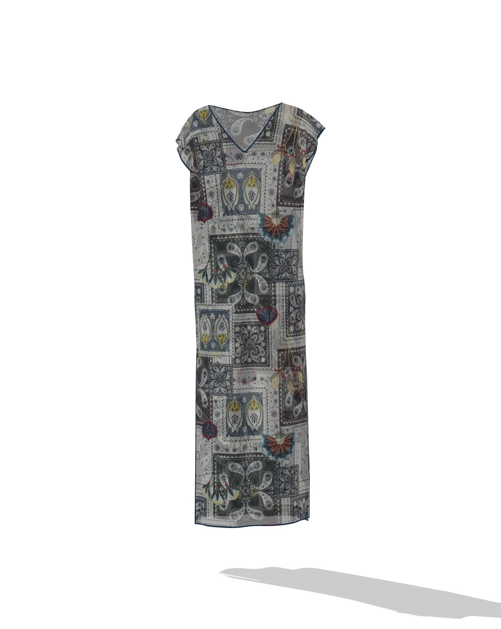 Malmo Patchwork Tunic dress