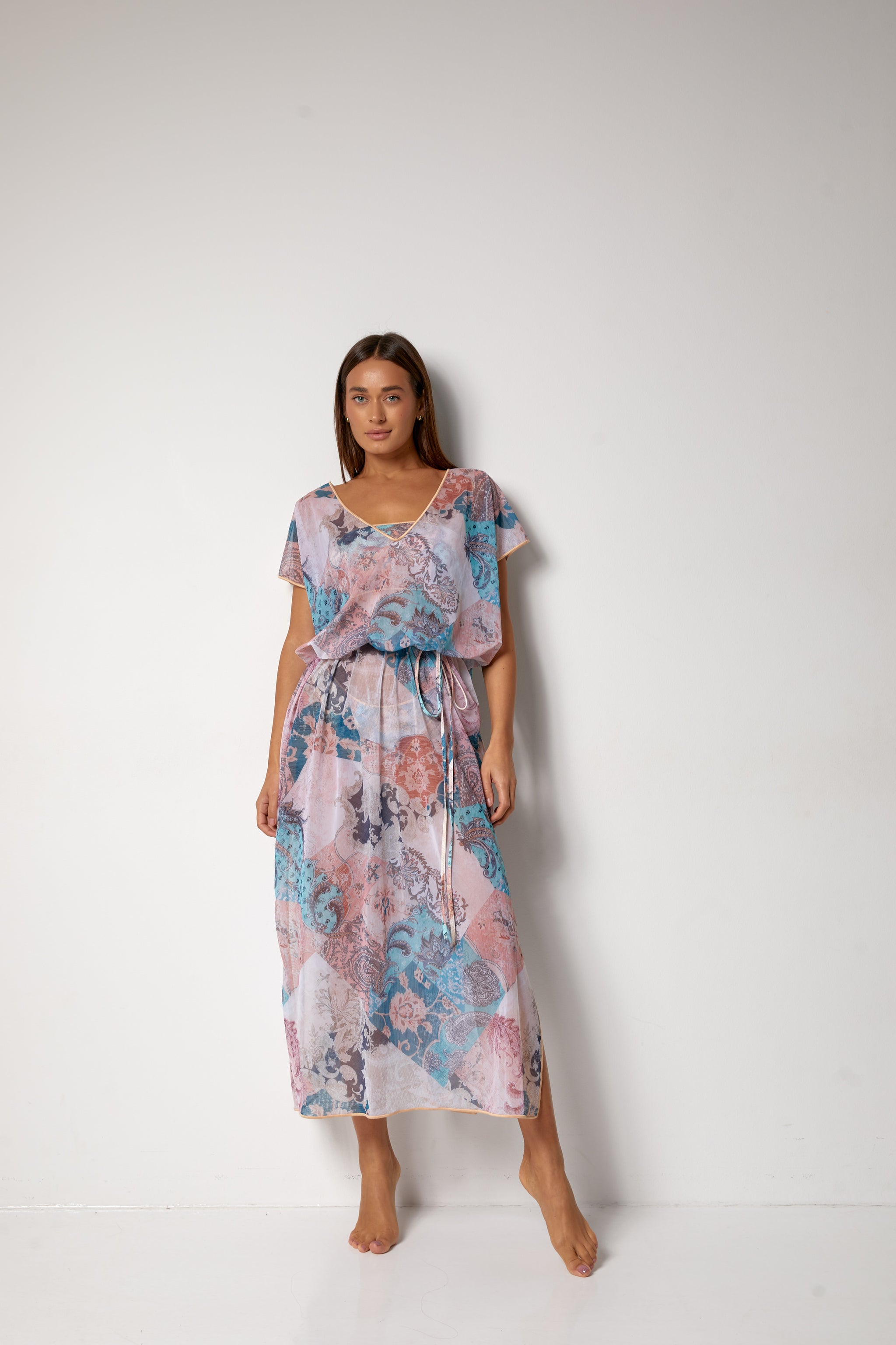 Malmo Patchwork Tunic dress