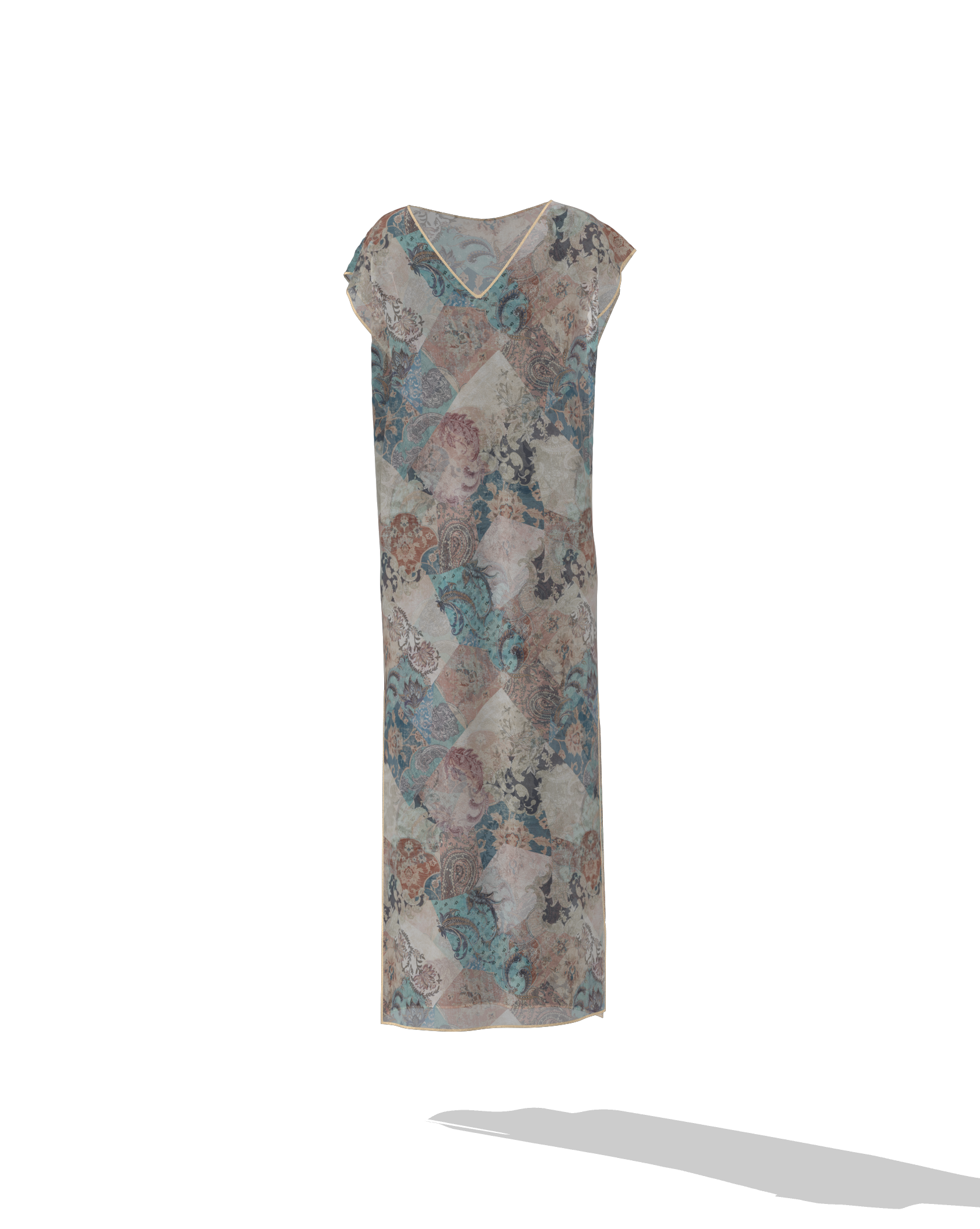 Malmo Patchwork Tunic dress