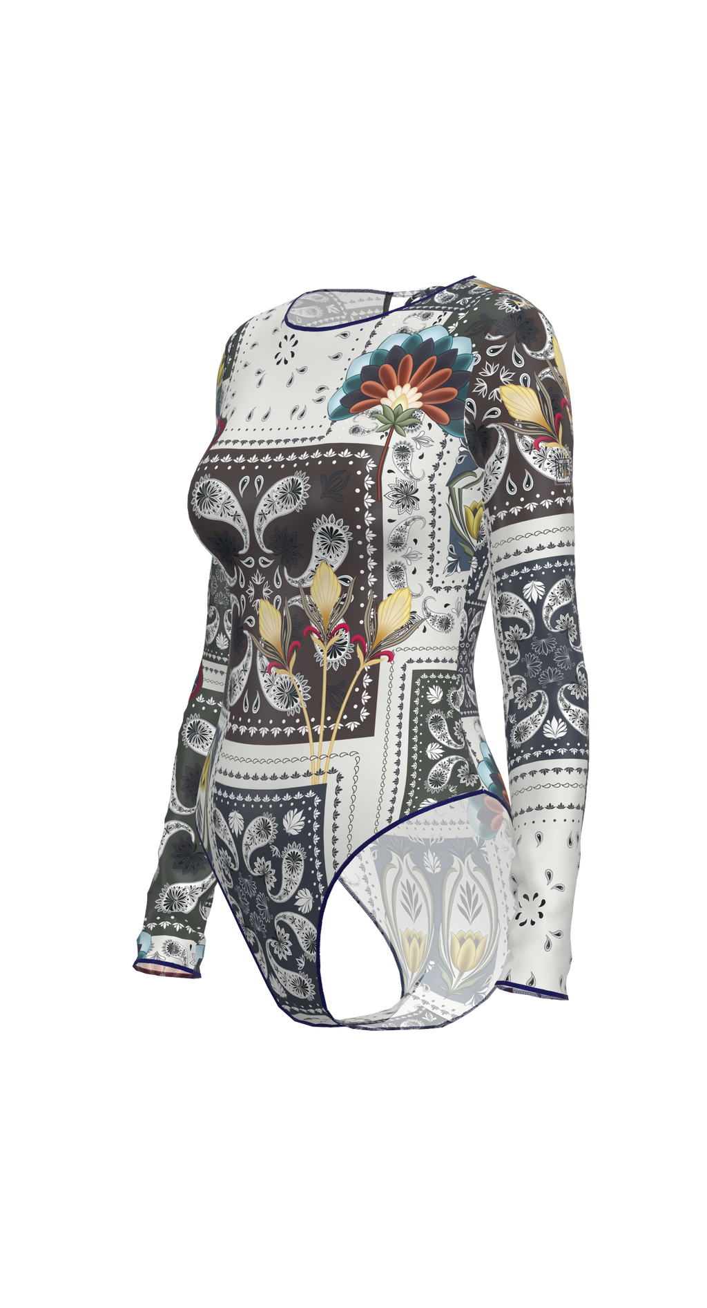 Mexico Patchwork Swimsuit