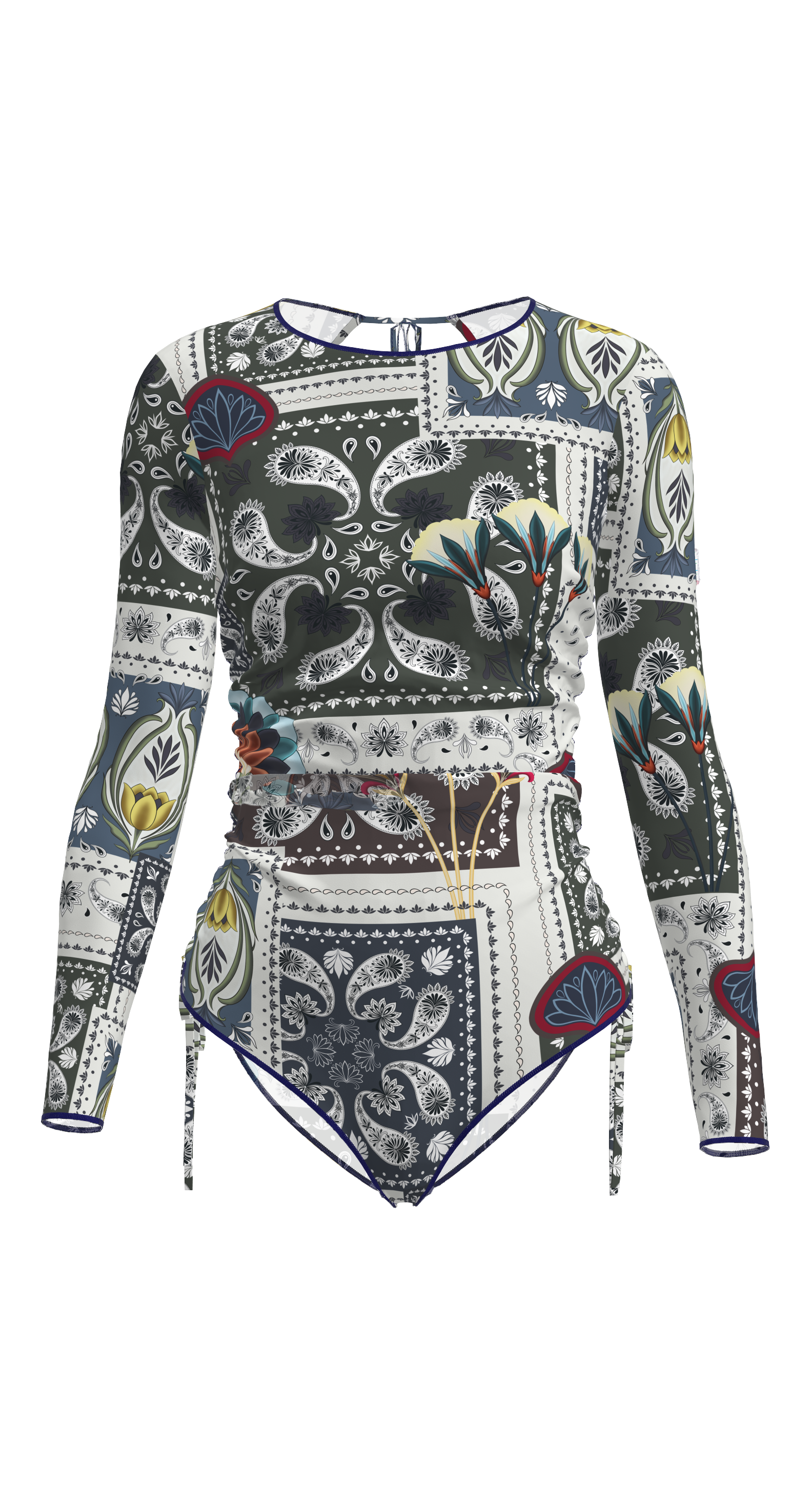 Montenegro Patchwork Swimsuit