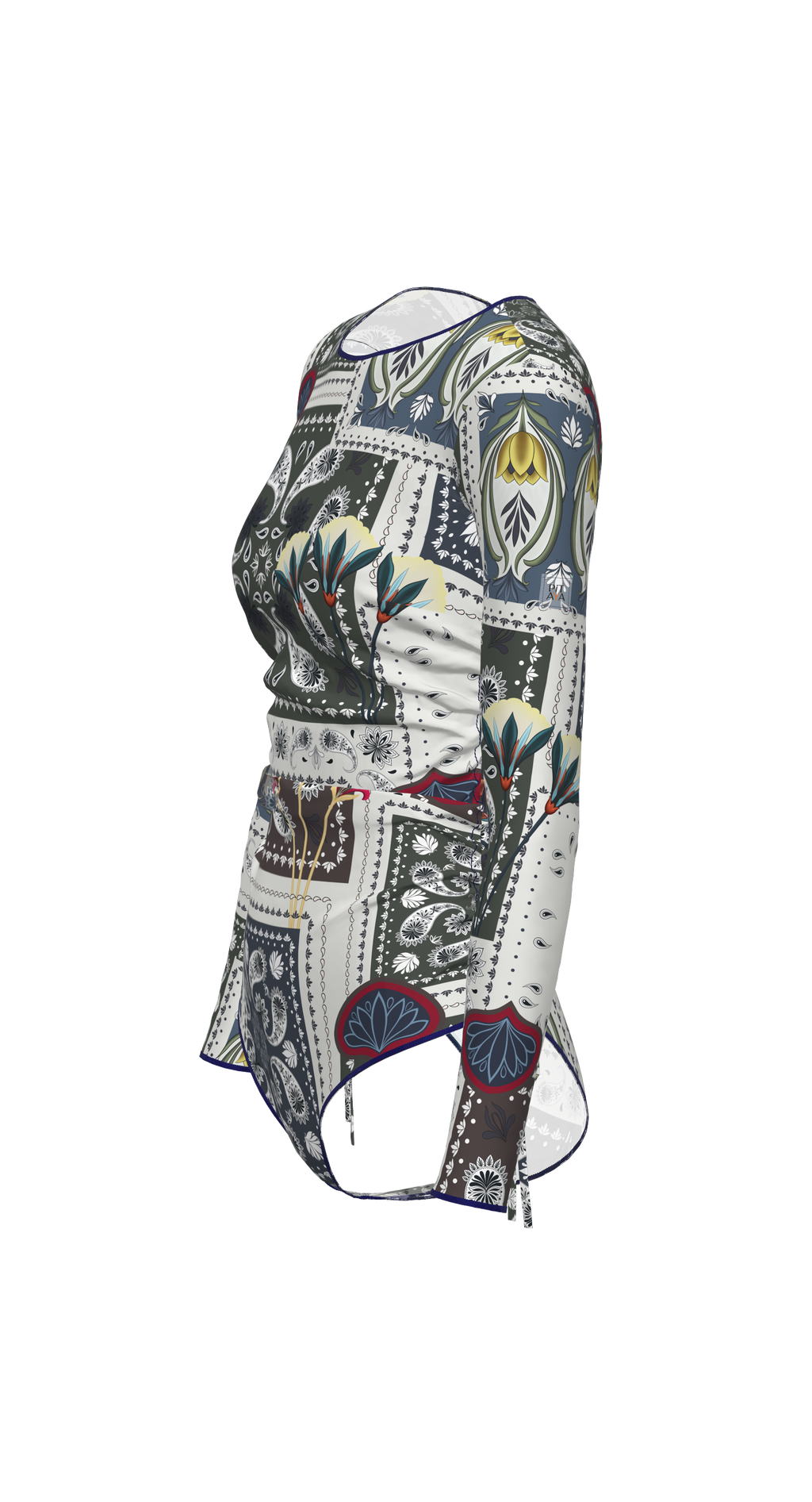 Montenegro Patchwork Swimsuit