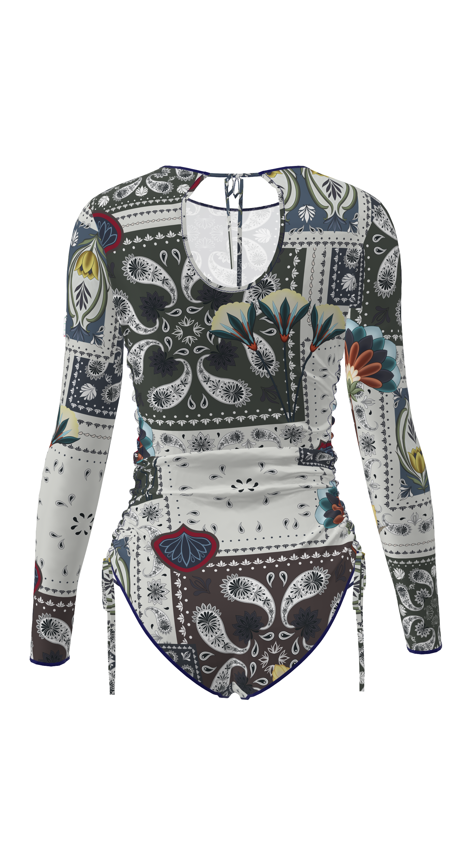 Montenegro Patchwork Swimsuit