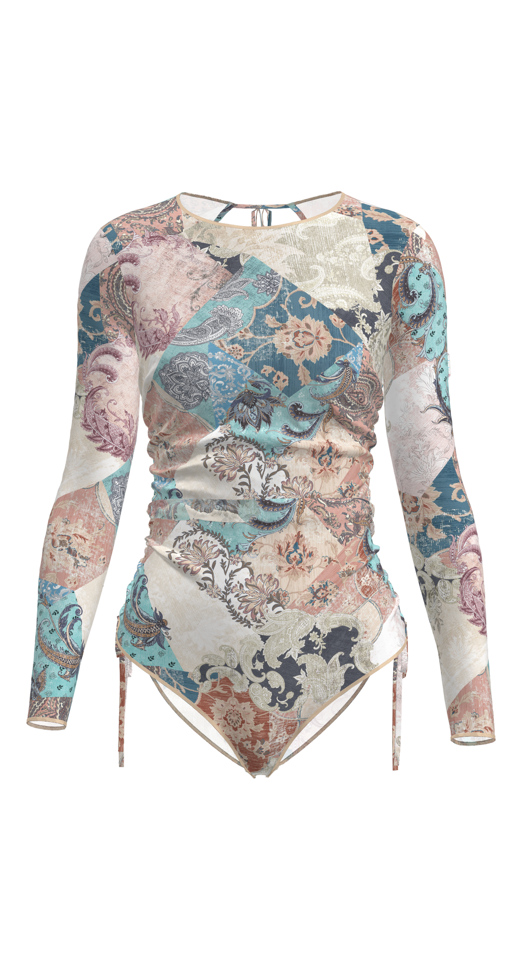 Montenegro Patchwork Swimsuit