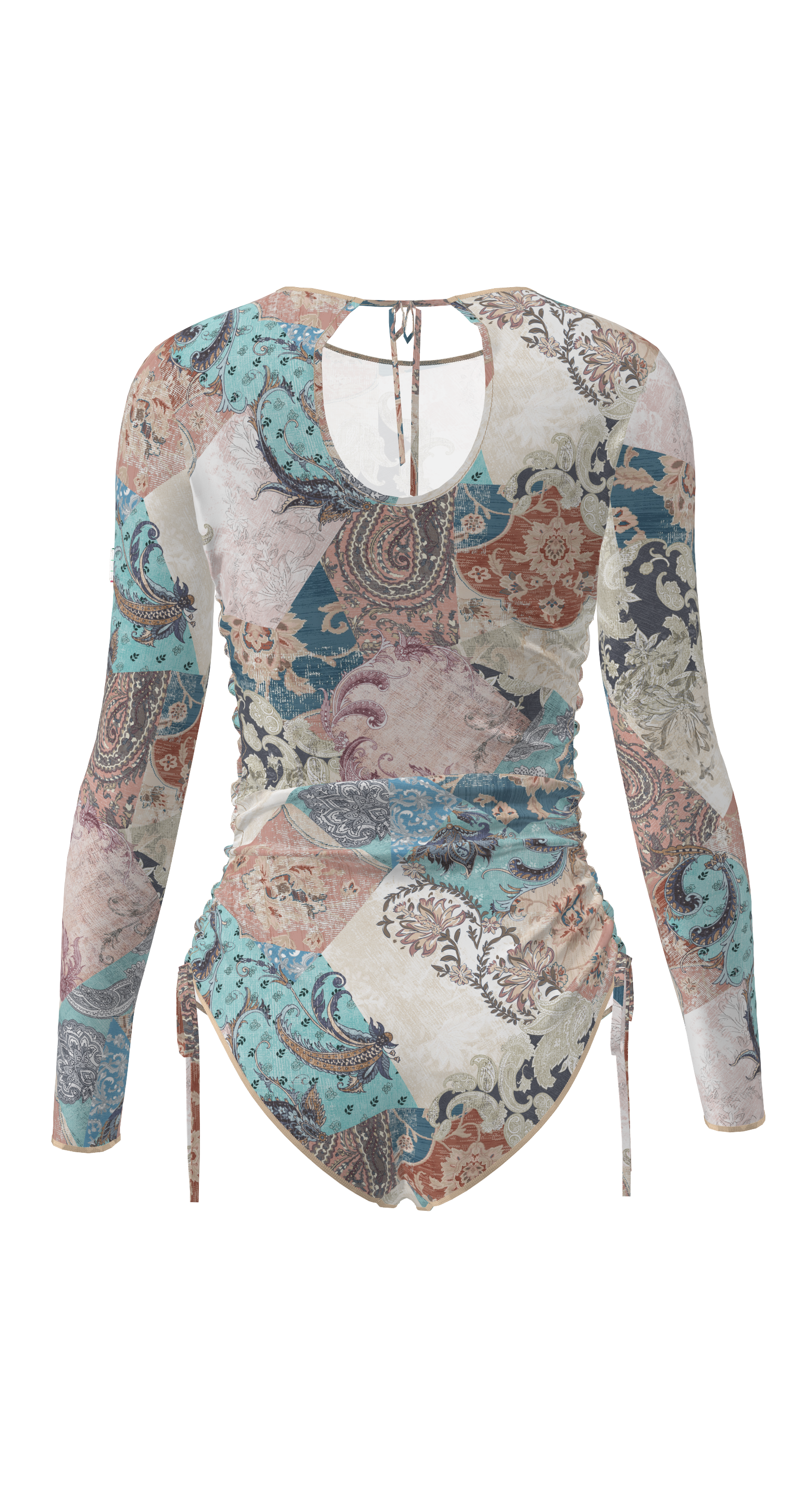 Montenegro Patchwork Swimsuit