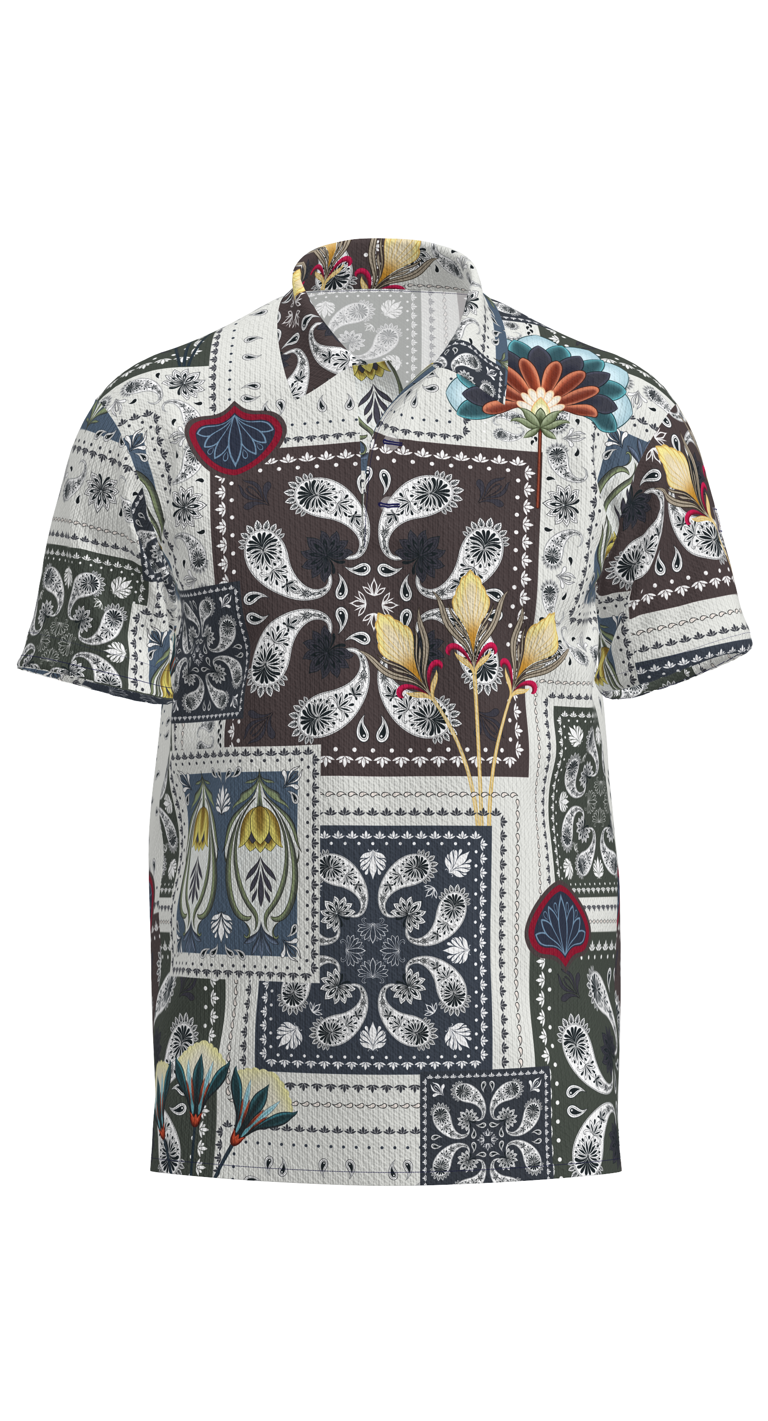 Naples Patchwork Polo