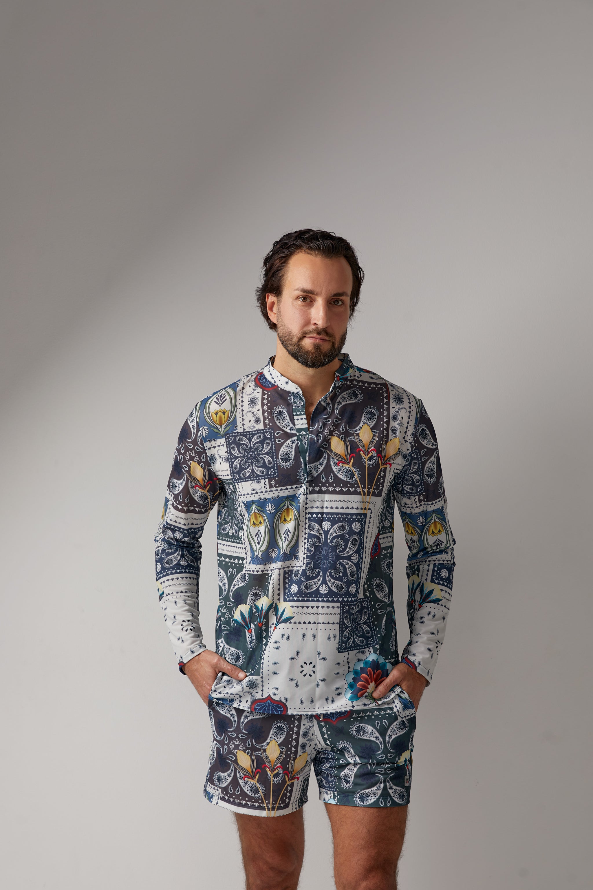 Oman Patchwork Shorts