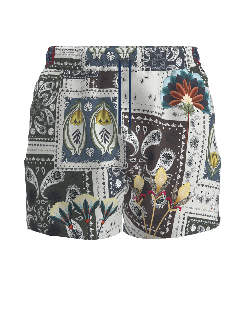 Oman Patchwork Shorts