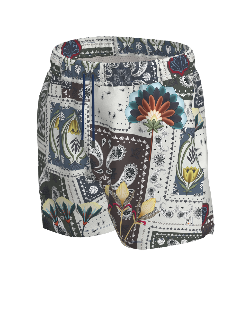 Oman Patchwork Shorts