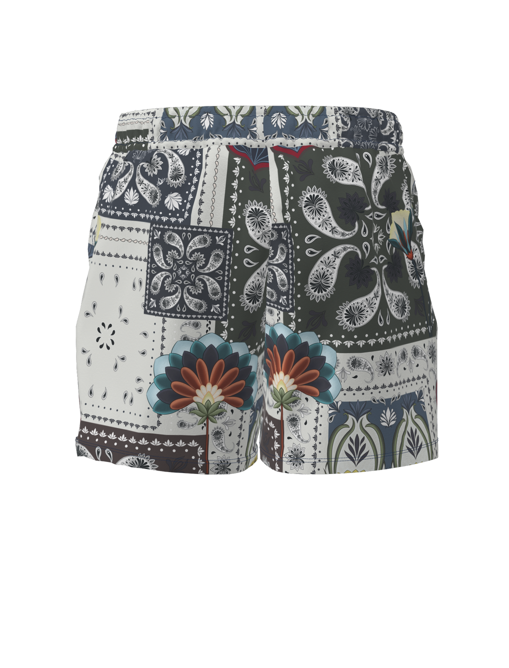 Oman Patchwork Shorts
