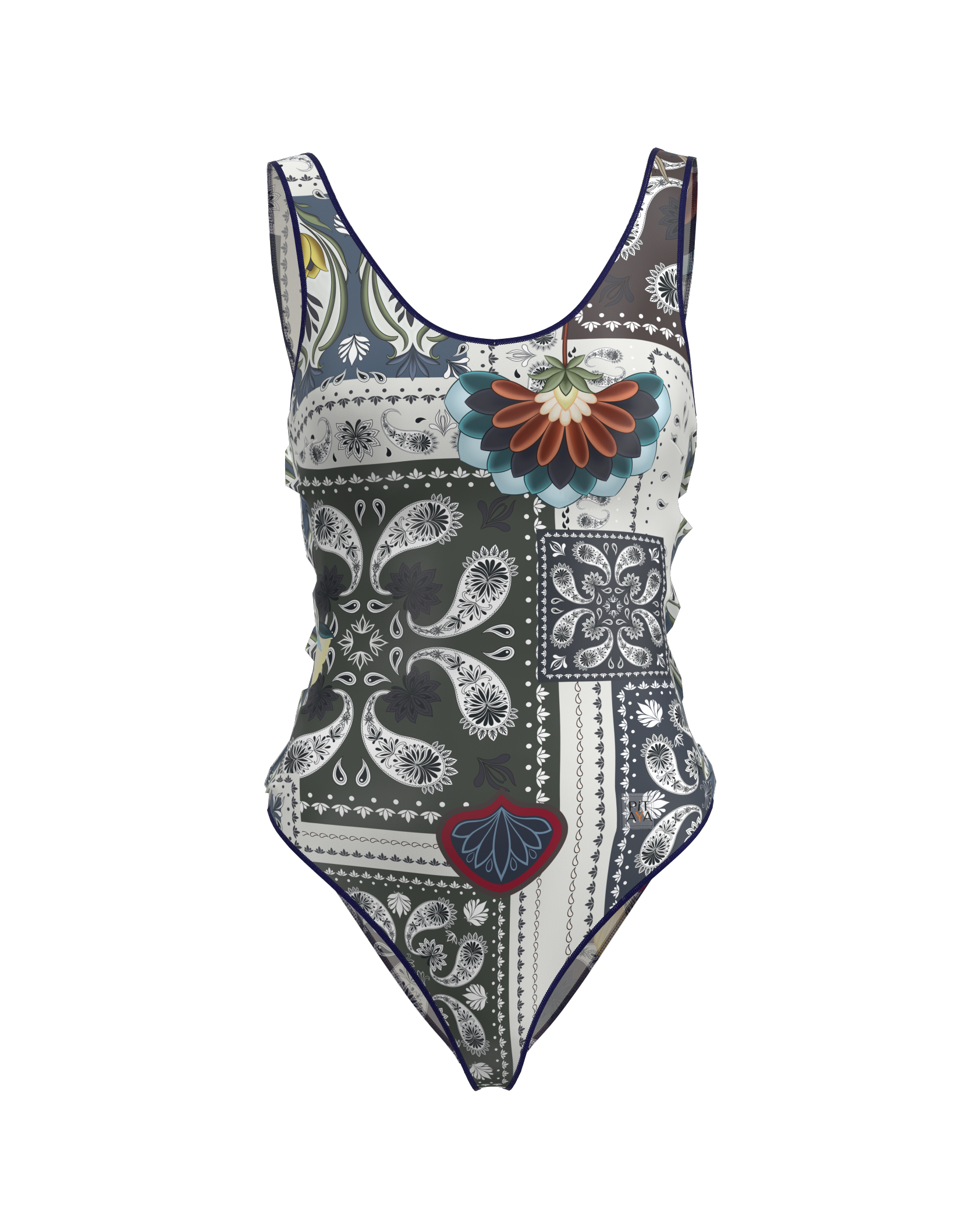 Pattaya Patchwork Swimsuit