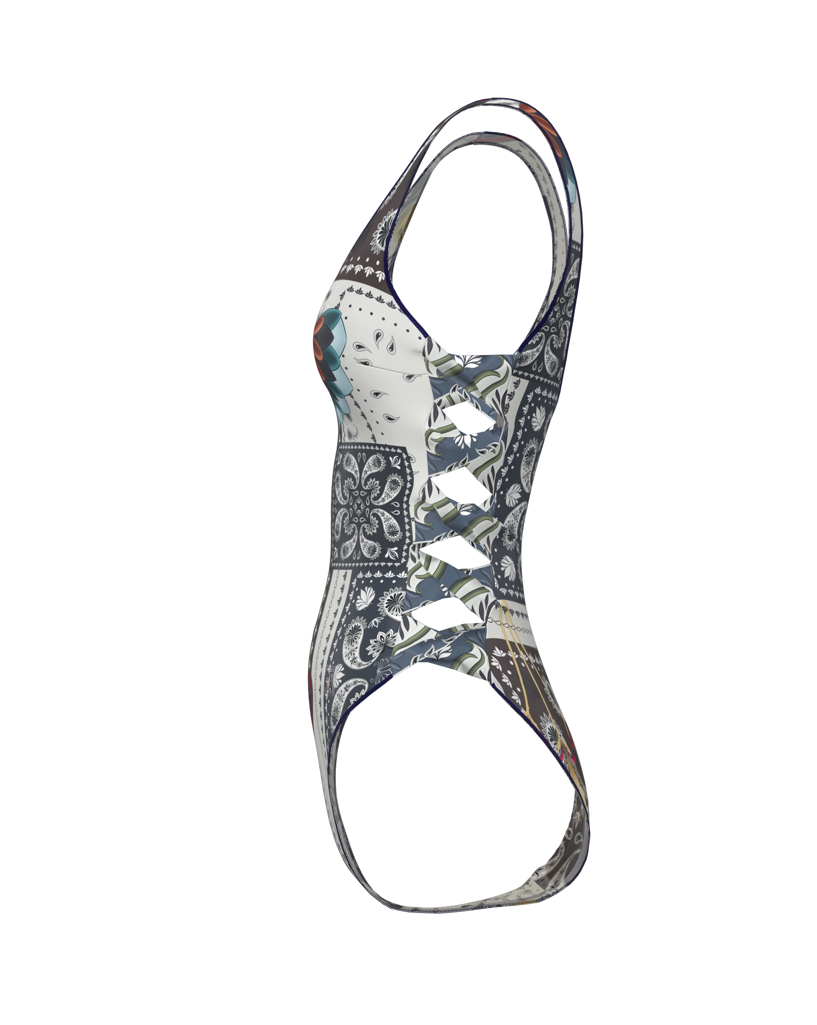 Pattaya Patchwork Swimsuit