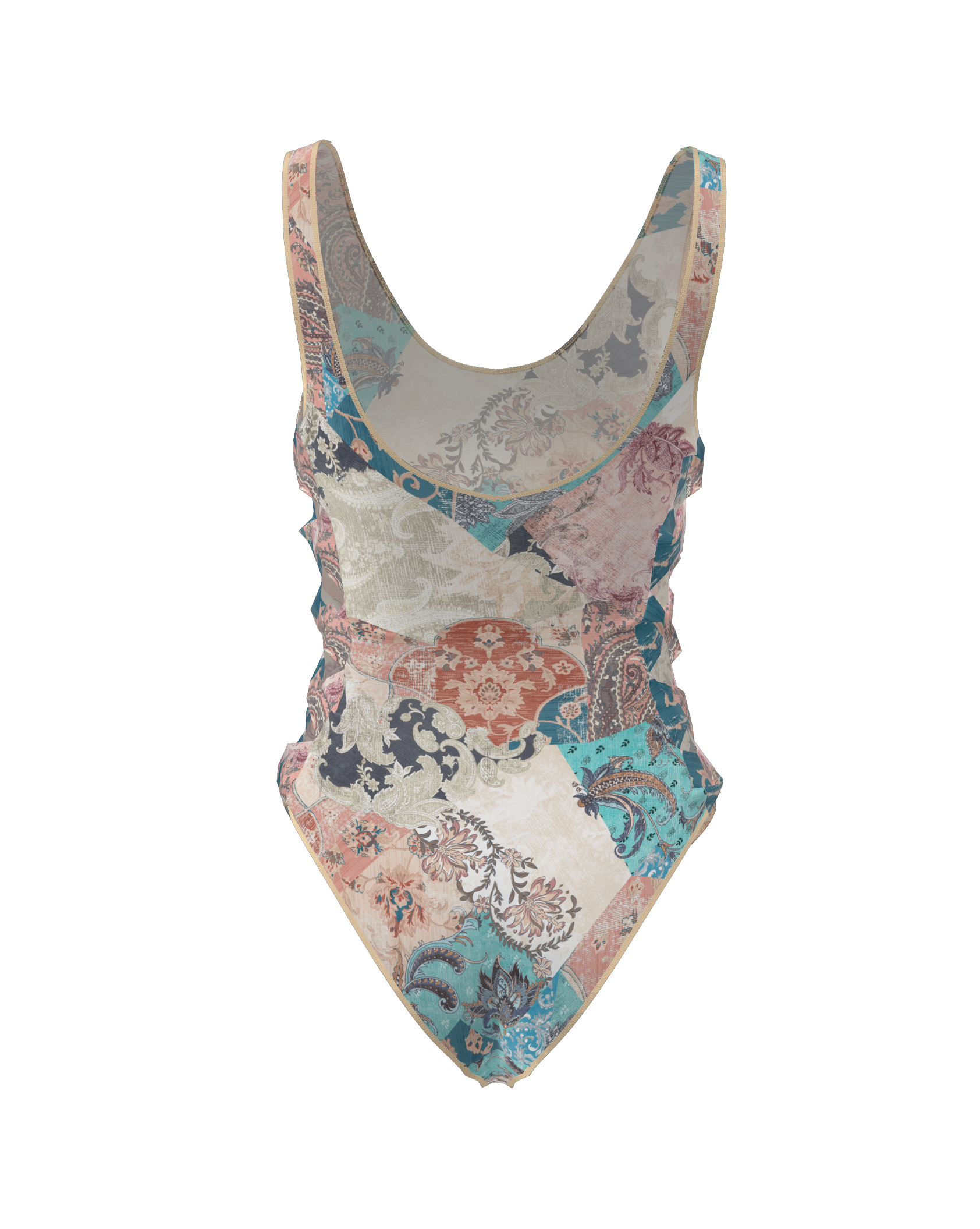 Pattaya Patchwork Swimsuit